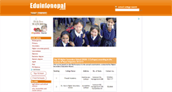 Desktop Screenshot of eduinfonepal.com